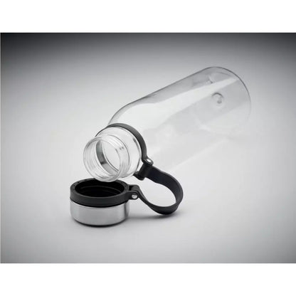 rPET Transparent Bottles 800ml SS Lid with Carry Handle - Novelty